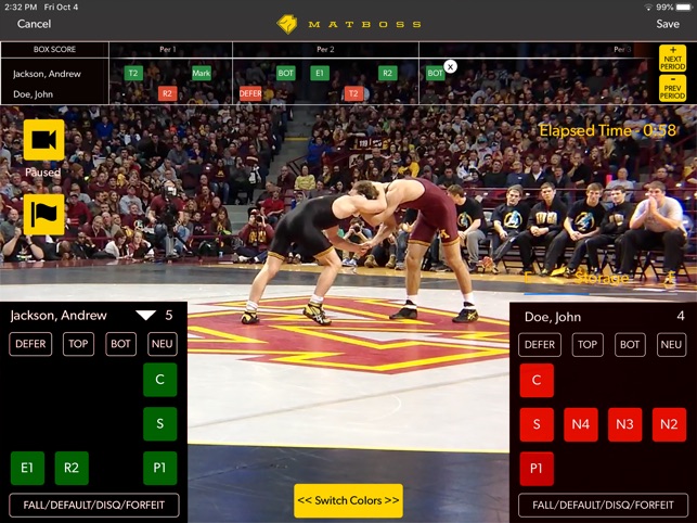 matboss wrestling login