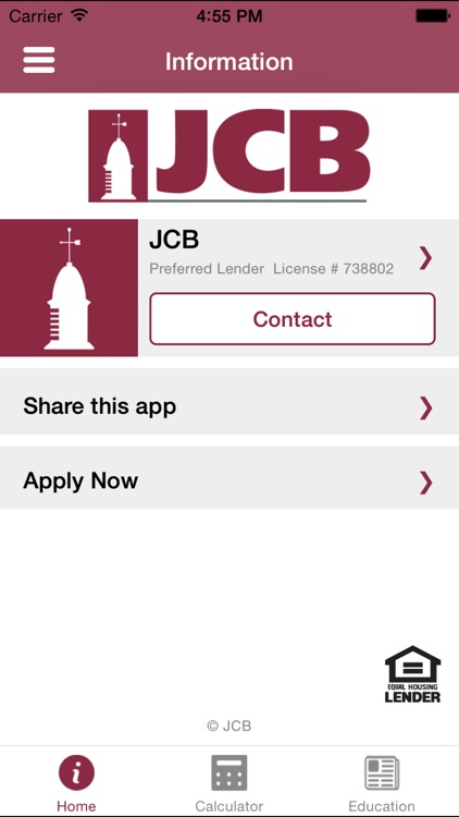 JCB Mortgage Calculator