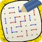 The classic Dots and Boxes game to remember childhood