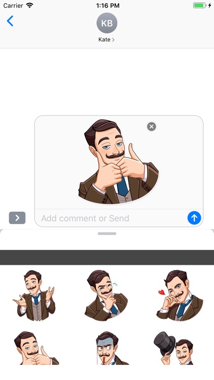 Such A Gentleman stickers pack screenshot-3