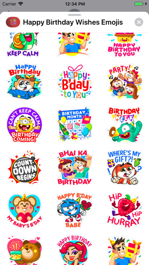 Happy Birthday Wishes Emojis(圖9)-速報App