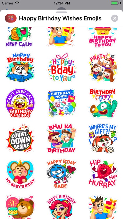 Happy Birthday Wishes Emojis screenshot-8
