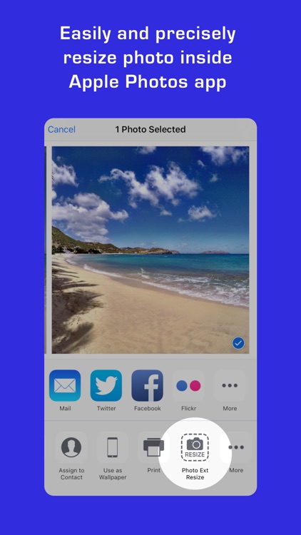 Photo Extension Resize
