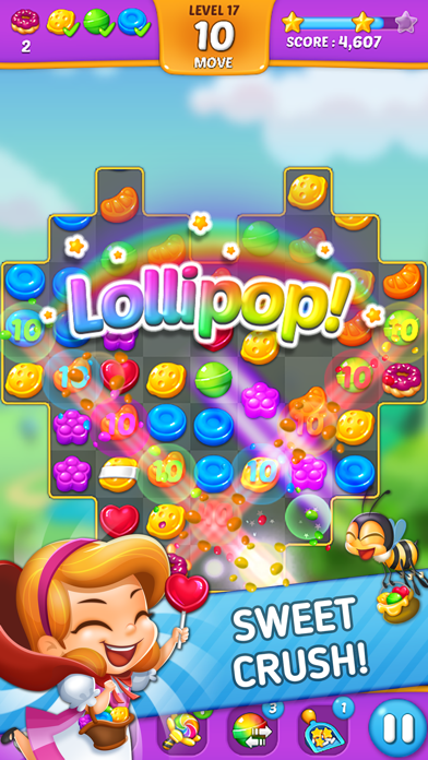 Lollipop: Sweet Taste Match3 Screenshot 2