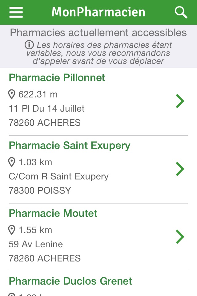 Mon Pharmacien screenshot 2