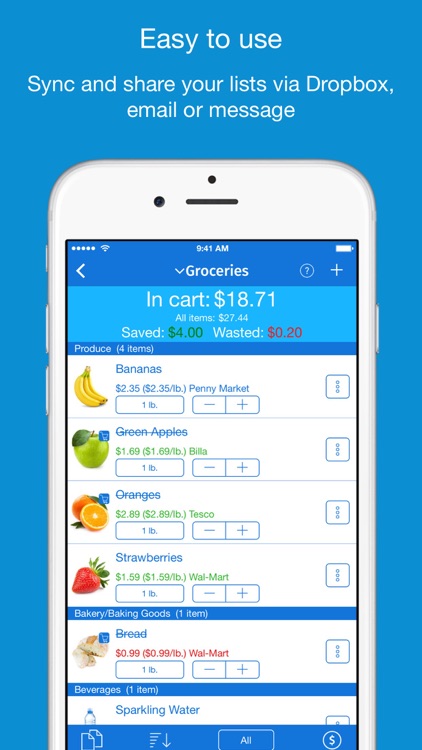 IntelliList - Shopping List screenshot-0