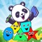 Shapes & Colors - Learn with teacher Panda, focuses on basic tracing, matching, and building skills you need to train