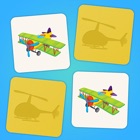 Planes preschool matching toddlers game : Family games for Kids match aircraft HD and FREE