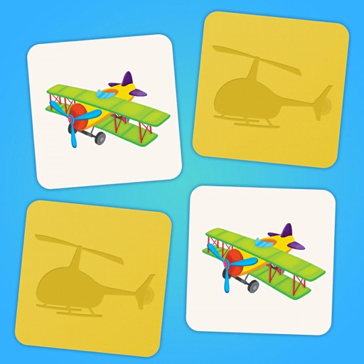 Matching plane. My favourite plane for Kids. Cars Memory Match 4 Kids 1.1 APK download Android Puzzle.