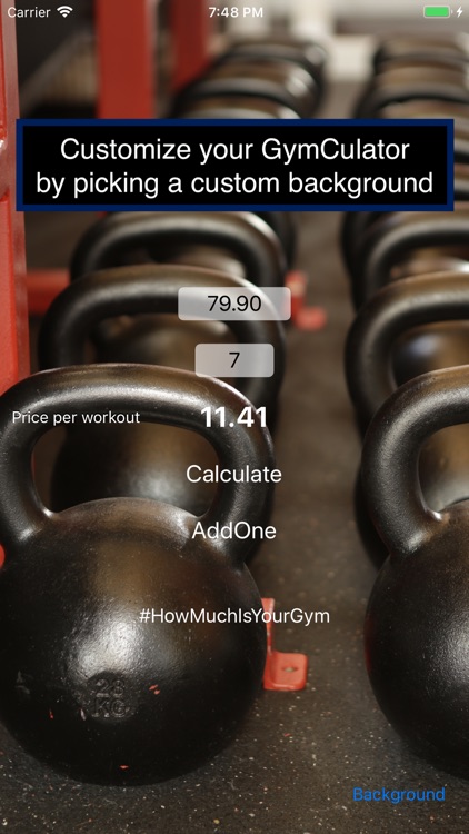 GymCulator - #HowMuchIsYourGym