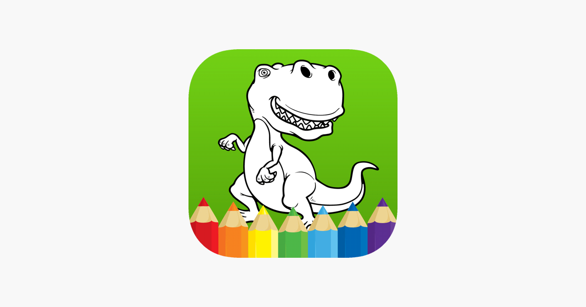 Dinosaurukset Värityskirja App Storessa