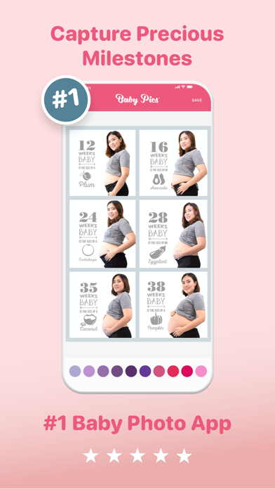 Baby Pics - pregnancy & baby milestone photos Screenshot 2