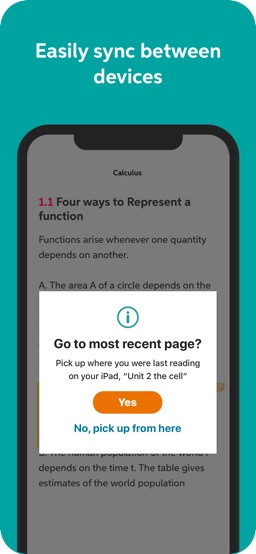 Chegg eReader app screenshot