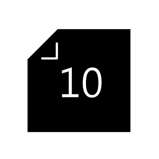 Numerote: Word Count Note Icon