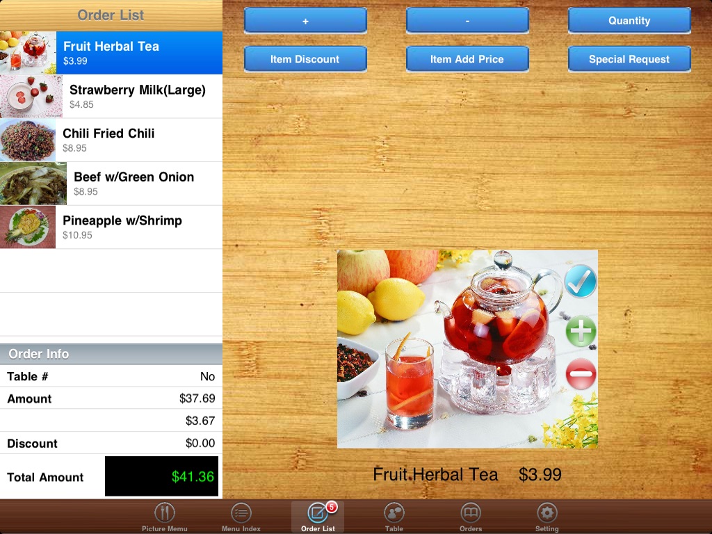 Gelong POS iPad Version screenshot 3