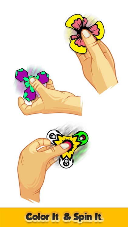 Coloring Pages: Fidget Spinner