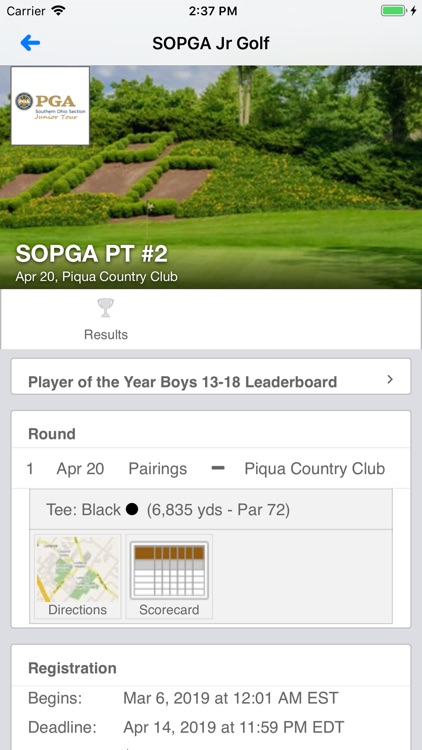 Southern Ohio PGA Jr Tour