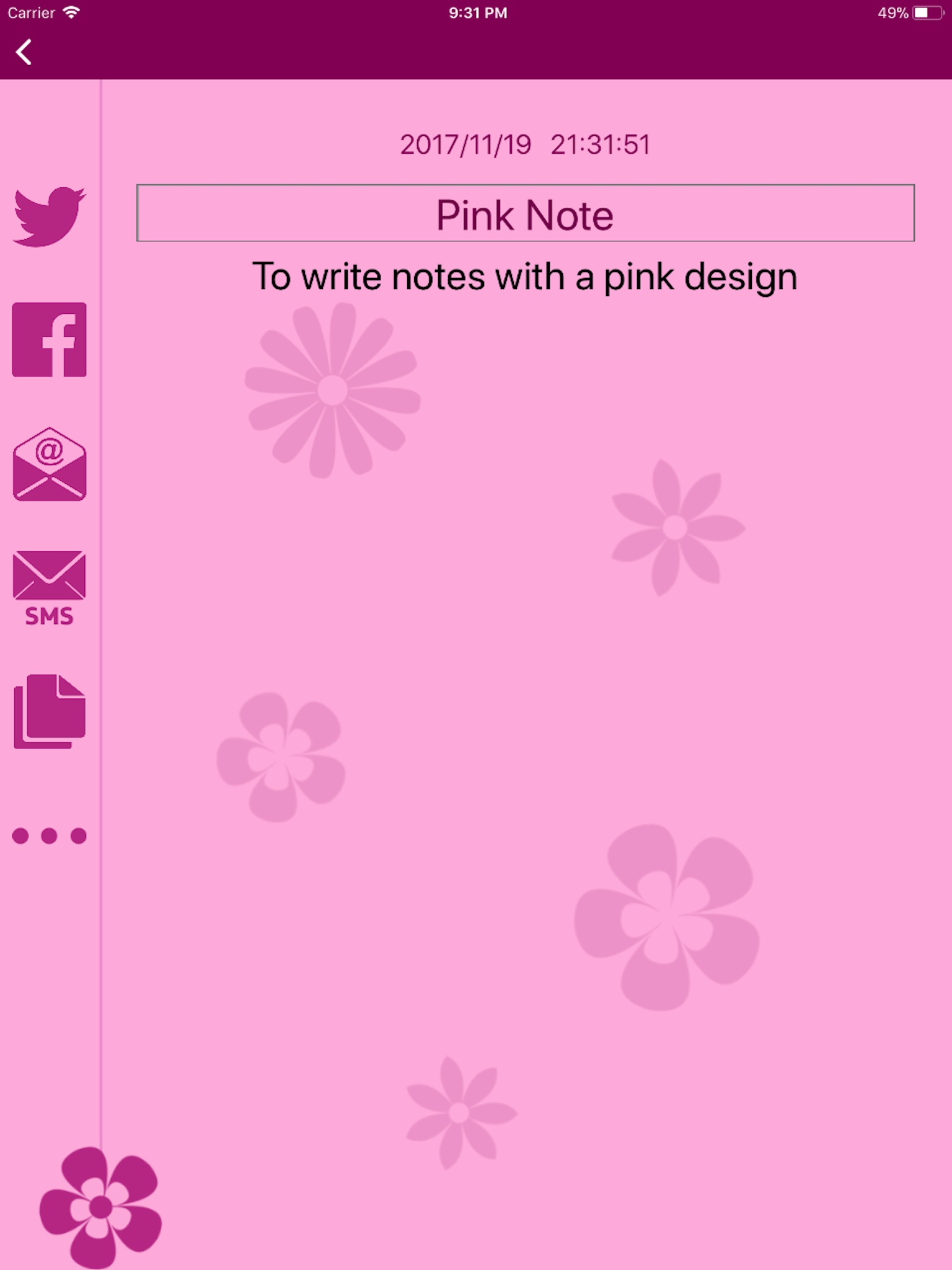 Pink Note - پينك نوت screenshot 3