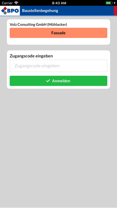 BPO Hochbau App screenshot 2