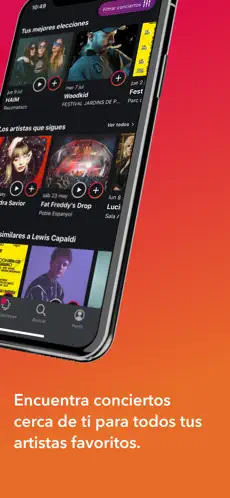 Captura 4 Songkick Concerts iphone