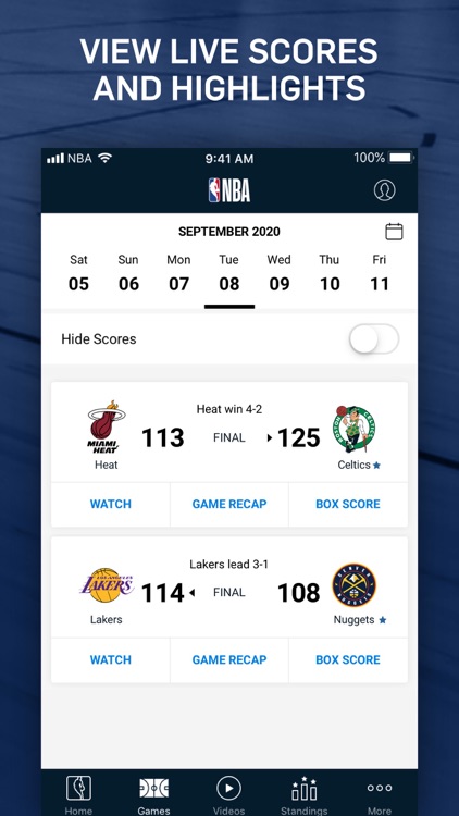 NBA: Live Games & Scores screenshot-4