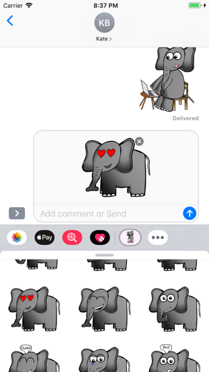 Elephant Stickers