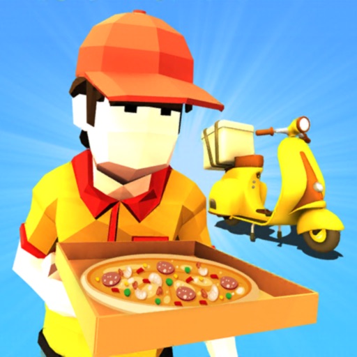 Pizza Delivery Boy Rush Icon