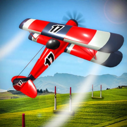 Flying Jet Airplane Stunt