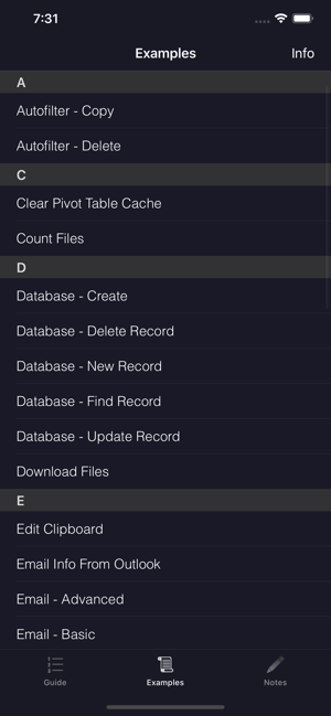 Vba Guide For Excel On The App Store