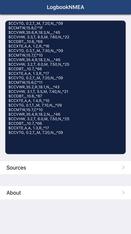 LogbookNMEA connect