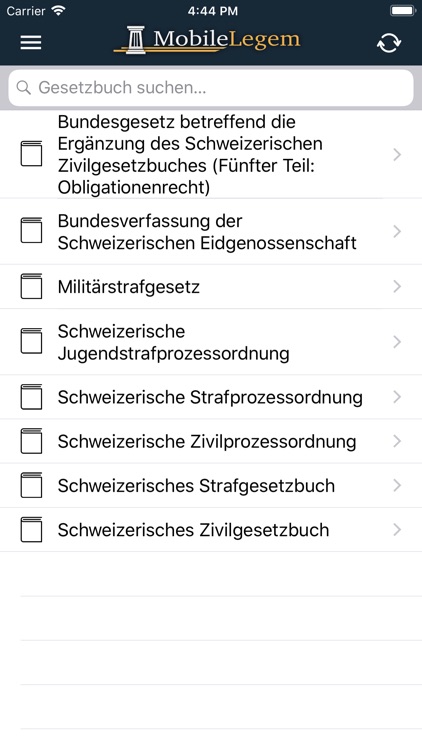 Mobile Legem Schweiz