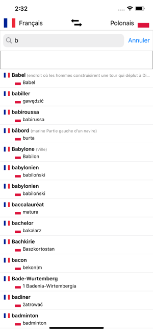 Dictionnaire Polonais-Français(圖5)-速報App