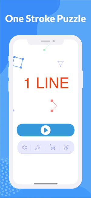 1line-one stroke puzzle game