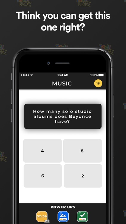 Trivia Black screenshot-3