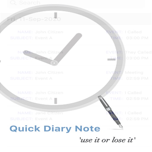 Quick Diary Note