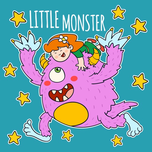 Little Monster Stickers Pack iOS App