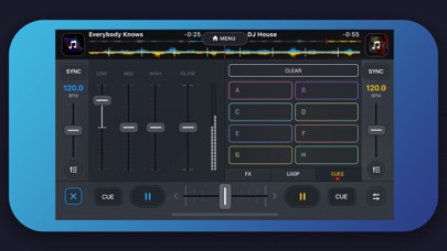 DJ it! Virtual Music Mixer app screenshot 2