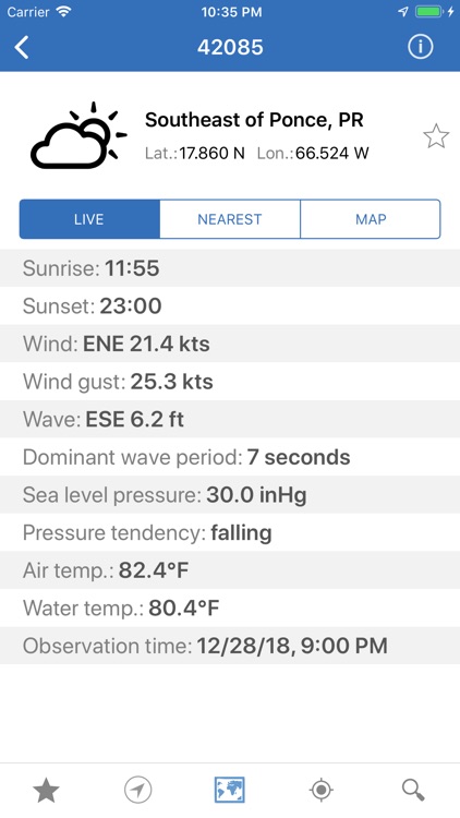 NOAA Buoys Marine Weather PRO screenshot-0
