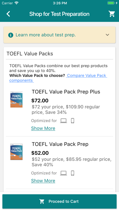 TOEFL® Official App screenshot 3