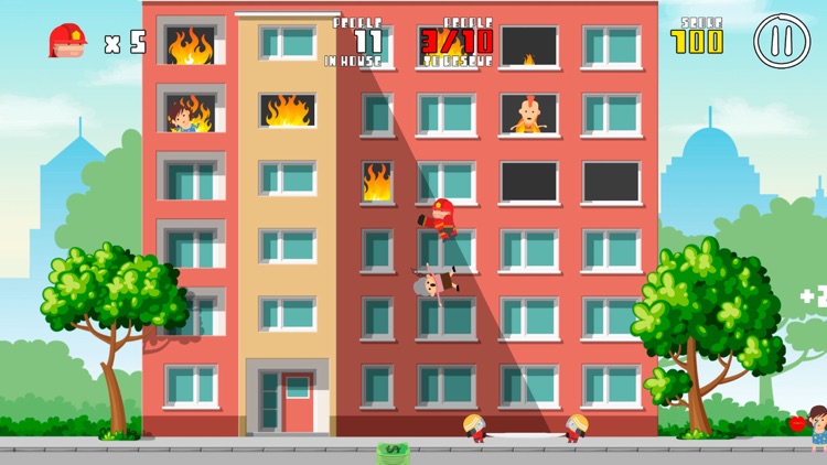 Flying Hero: City on fire