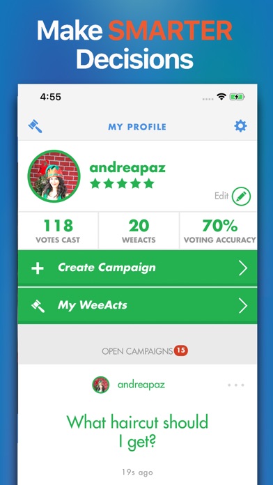 WeeAct - Decision Making App screenshot 4