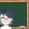 ChalkTeacher1 - 带眼镜的老师是一套贴纸集，题材简洁，是为用户提供并传递快乐，使用途径：聊天，斗图或者收藏等。
