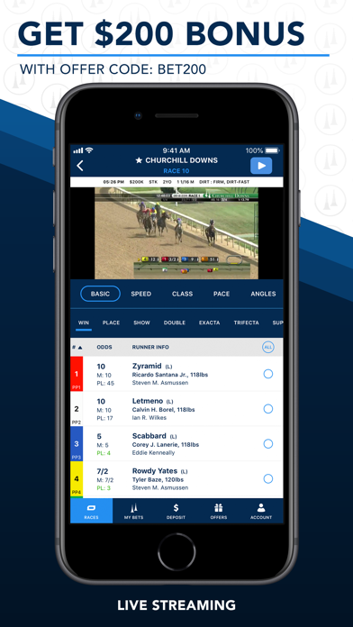 Image of TwinSpires Horse Race Betting