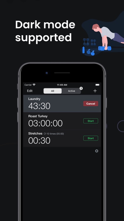 Timer+ · multiple timers screenshot-5