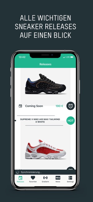 Grailify - Sneaker Releases