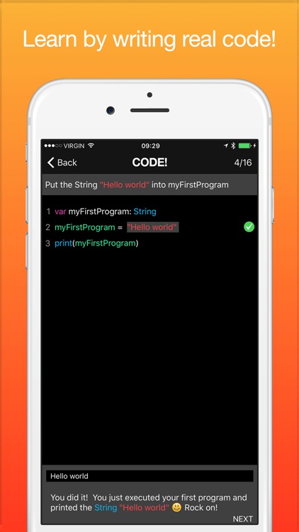 Code! Learn Swift Version