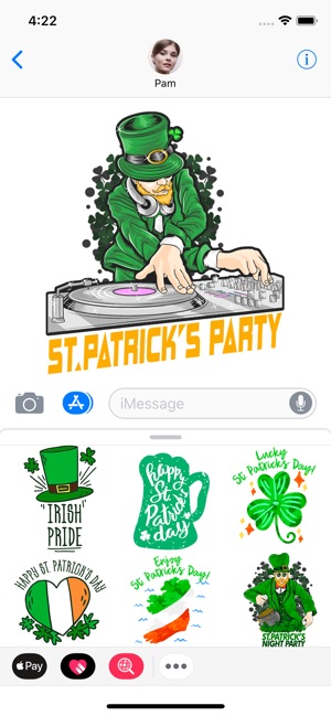 St. Patrick Irish Day Stickers(圖2)-速報App