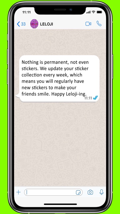 LELOJI Stickers: A Sticker App