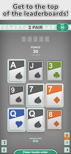 Poker Solitaire 5/9(圖2)-速報App