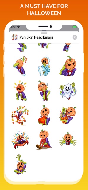 Pumpkin Head Emojis(圖2)-速報App